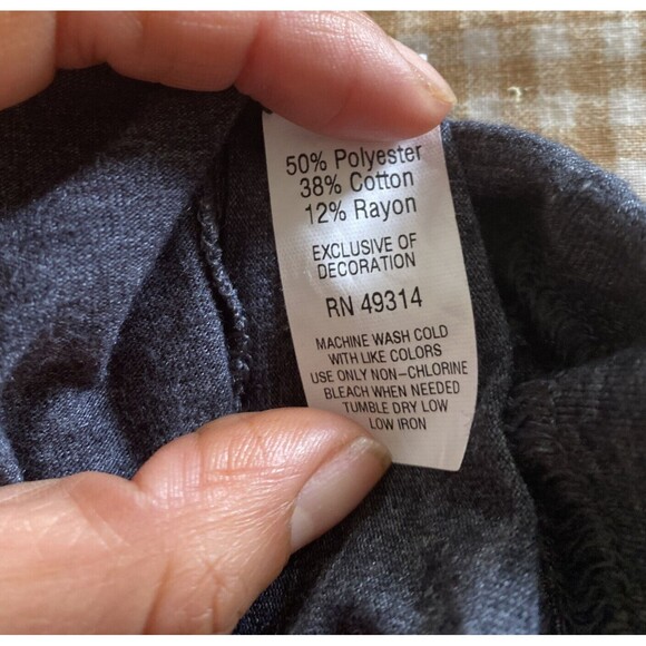 L University Of Wisconsin Dark Gray Woman Hoody Made In Salvador By Gear Sport - Picture 6 of 6